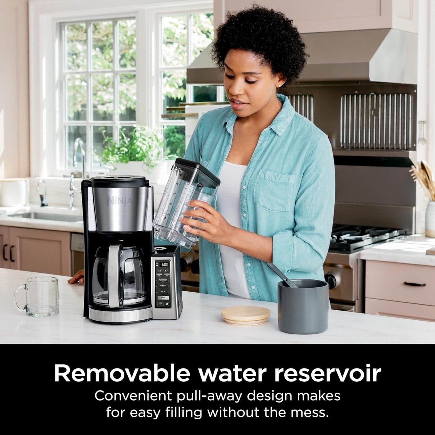 12-Cup Programmable Coffee Brewer, 2 Brew Styles, Adjustable Warm Plate, 60oz Reservoir, Delay Brew, Black Stainless