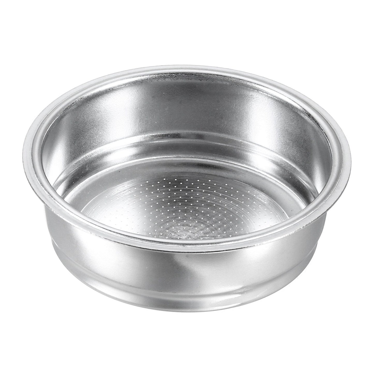 51mm Coffee Filter Basket, 1-Cup Stainless Steel Espresso Coffee Machine Bowl - Silver