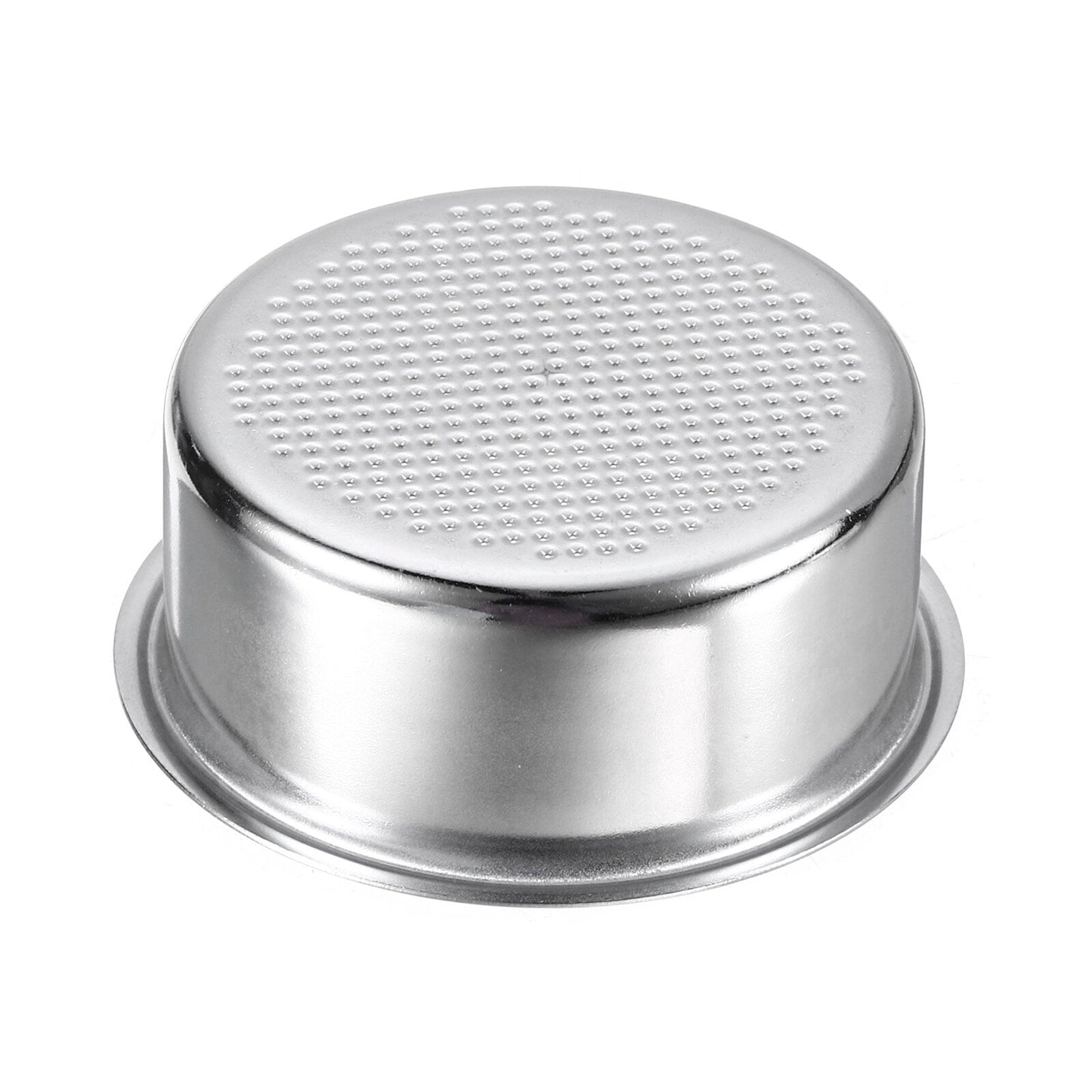 51mm Coffee Filter Basket, 2-Cup Stainless Steel Espresso Coffee Machine Bowl - Silver