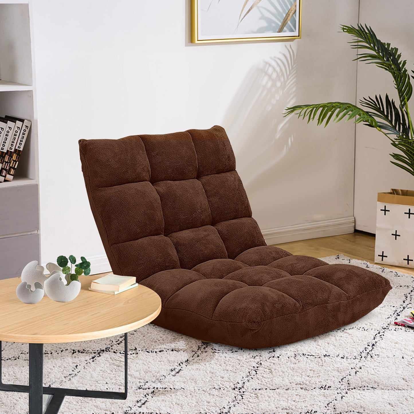 Adjustable Floor Sofa Couch Multifunctional Lazy Sofa Sleeper Bed