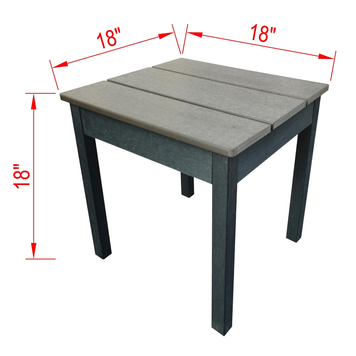 All-Weather Polystyrene Wood Layton Adirondack 3pc Set