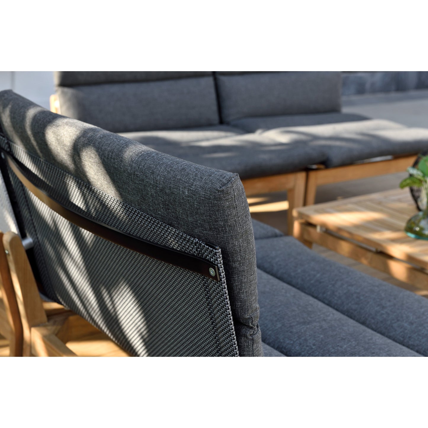 Amazonia Arnhou 6pc Outdoor Patio FSC Teak Seating Set