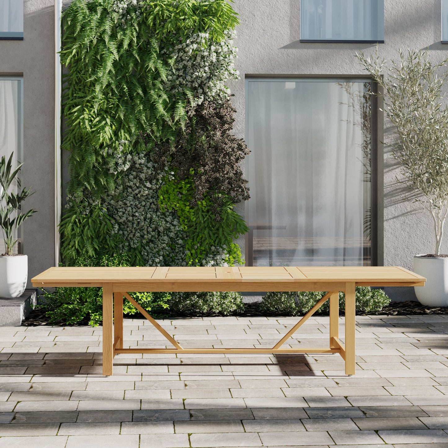Amazonia Camille FSC Certified Wood Outdoor Patio Dining Set