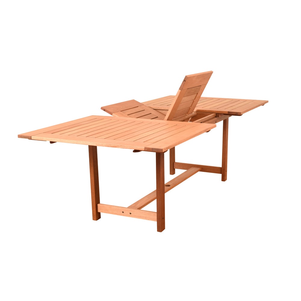 Amazonia Cosmopolitan 9 Piece FSC Wood Outdoor Patio Dining Set