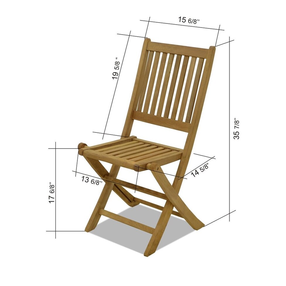 Amazonia FSC Solid Teak Danielle 7 piece Outdoor Patio Dining Set - 7 Piece