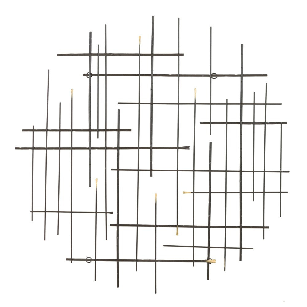 Carson Carrington Idakra Modern Metal Wall Decor - 28H x 28W x 1.5D