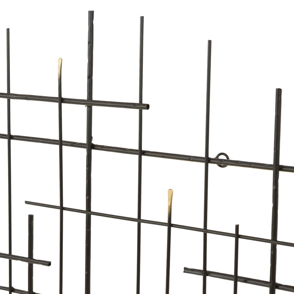 Carson Carrington Idakra Modern Metal Wall Decor - 28H x 28W x 1.5D