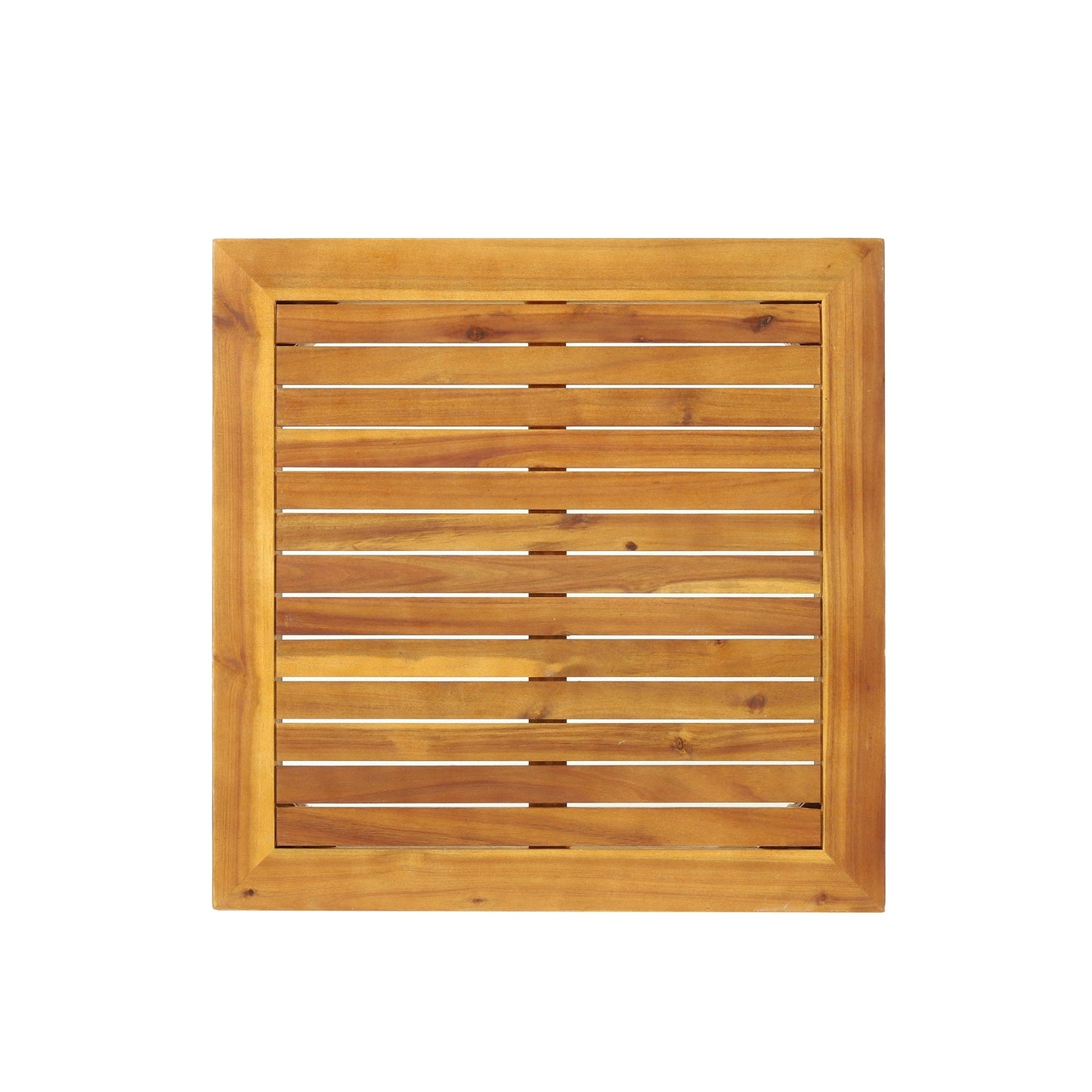 Aston Outdoor Mid-Century Modern Acacia Wood Sectional Chat Set by Christopher Knight Home