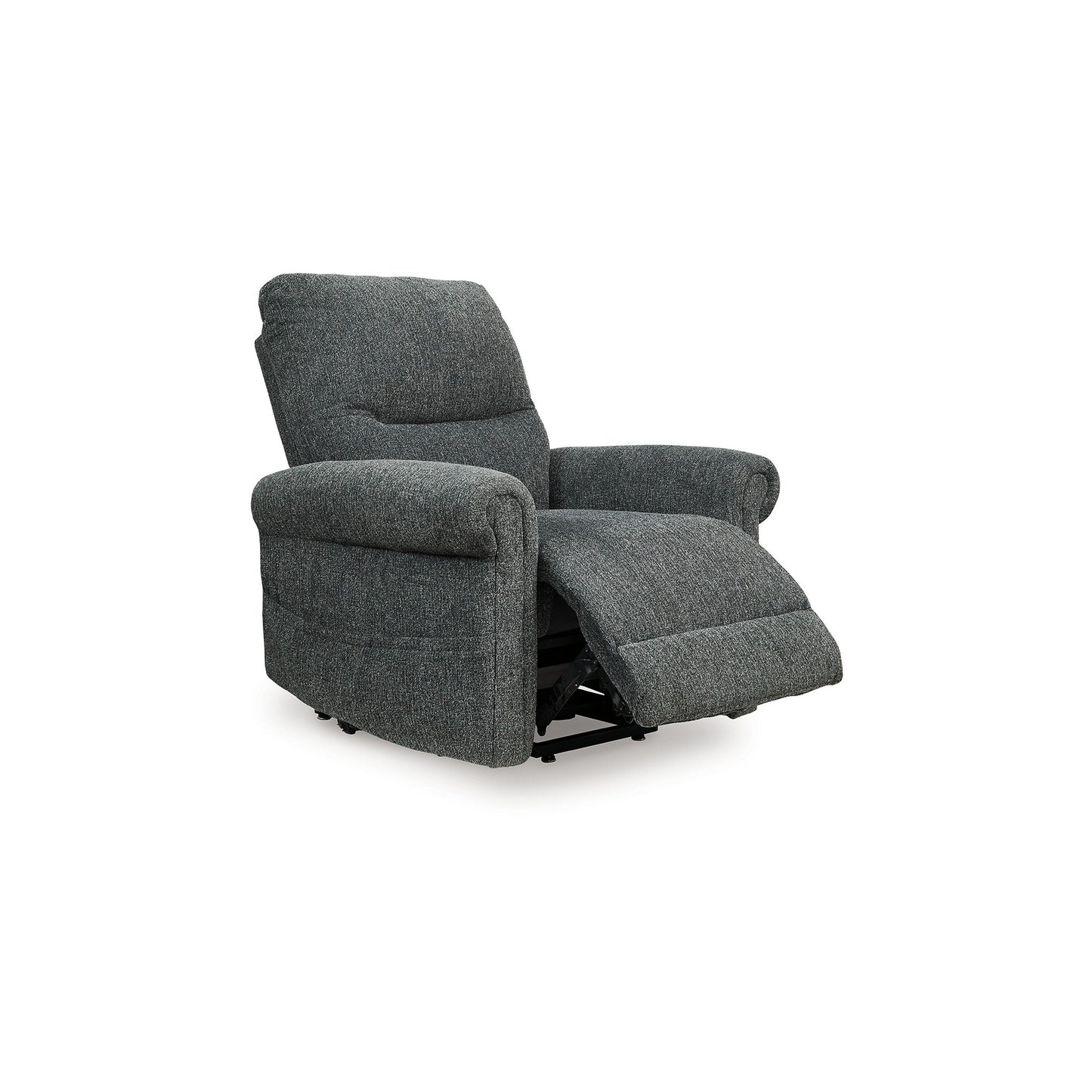 Auro Power Lift Recliner Chair, Heat, Massage, 39 Inch, Gray Polyester