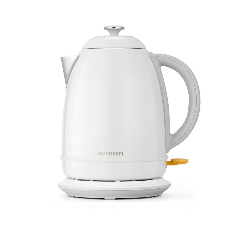 BUYDEEM 1.7L Stainless Steel Electric Tea Kettle with Auto Shut-Off and Boil Dry Protection