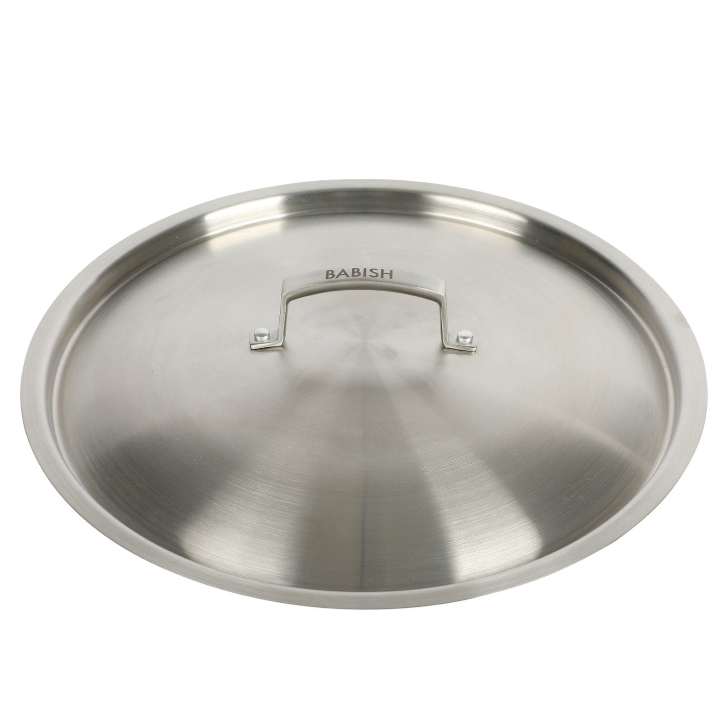Babish 12 Inch Stainless Steel Triply Professional Grade Fry Pan w/ Stainless Lid