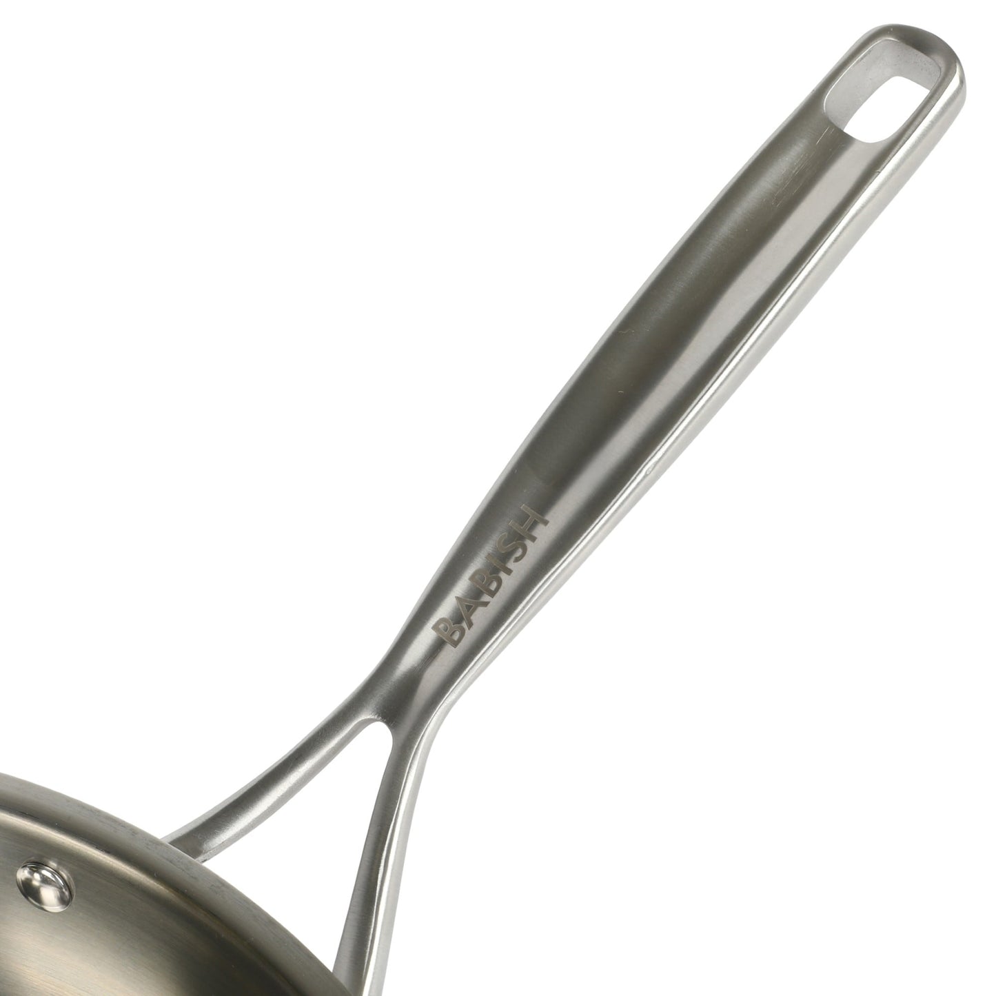 Babish 12 Inch Stainless Steel Triply Professional Grade Fry Pan w/ Stainless Lid