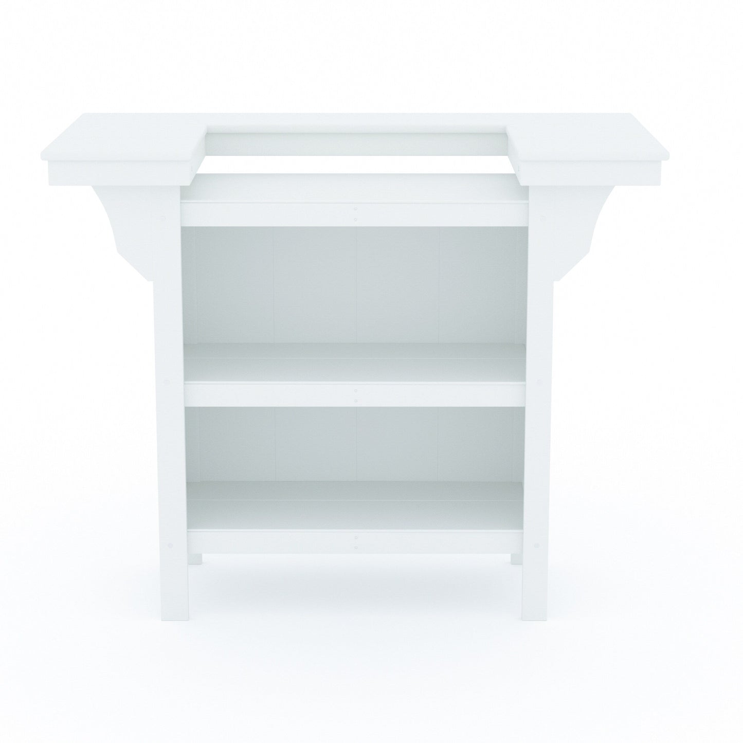 LuXeo Bailey-Cabo Serving Bar Counter, 3-Piece Set