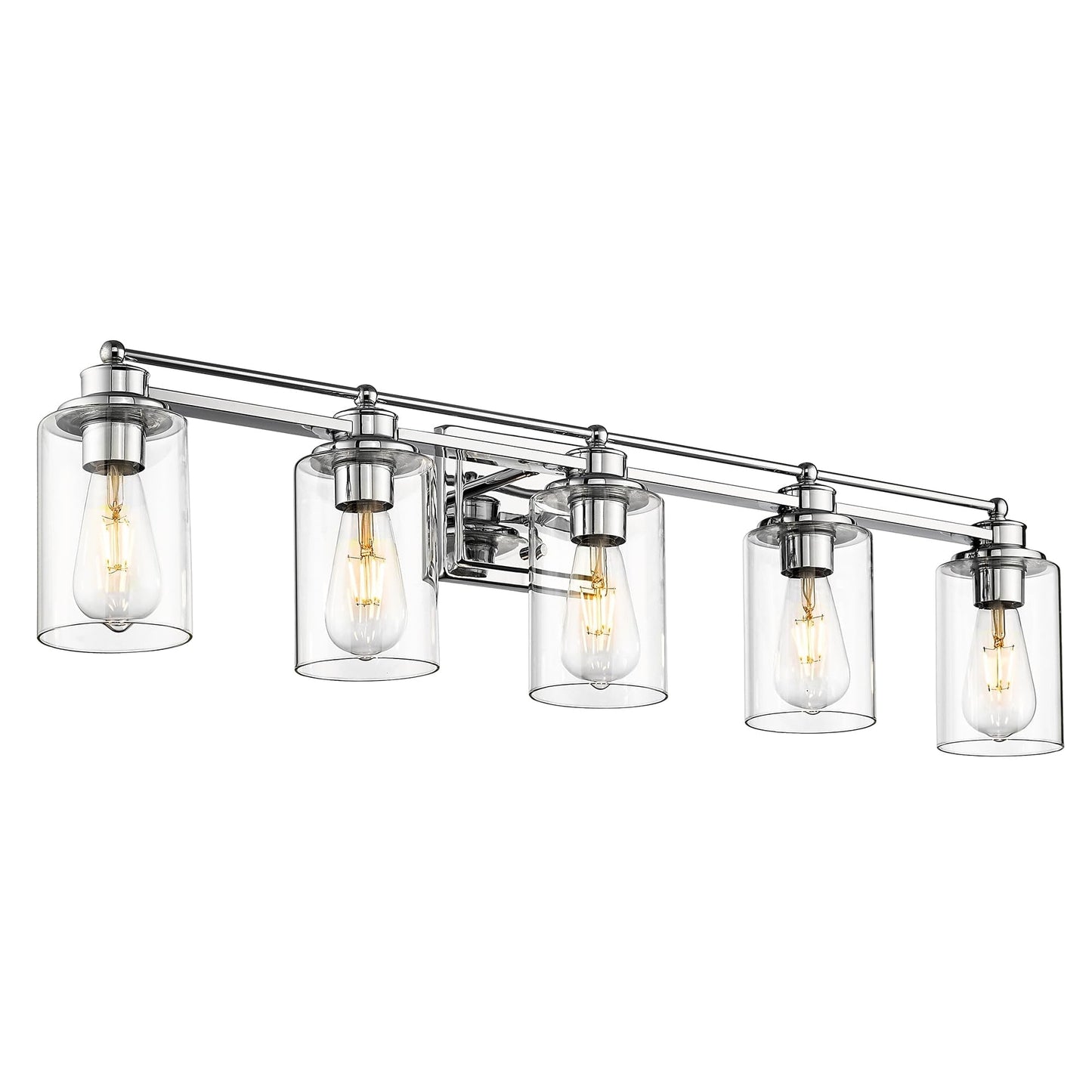 Bathroom Vanity Light,Wall Sconce Lamp Over Mirror with Clear Glass Shade