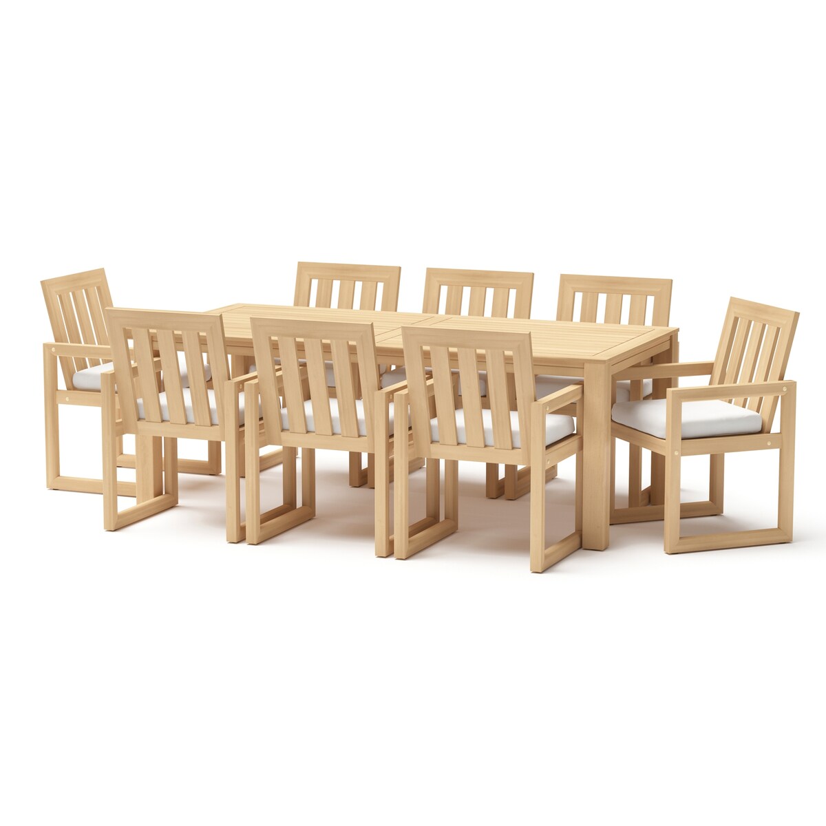 Benson 9 Piece Sunbrella Outdoor Patio Dining Set