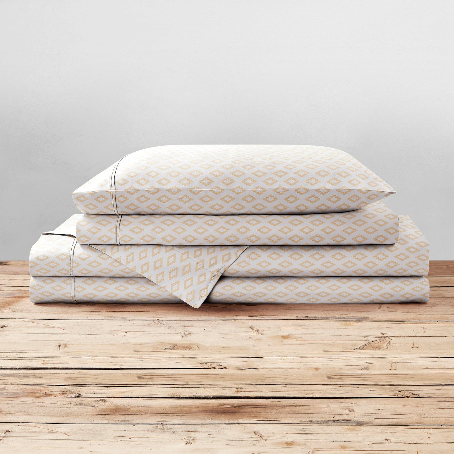Brielle Home Cotton Percale Printed Bedsheet Set