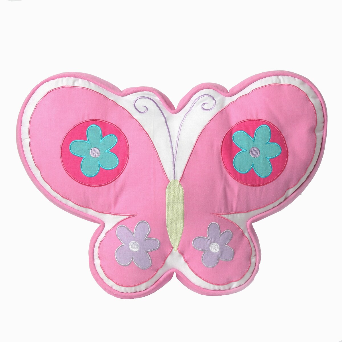 Butterfly Flower Pink Quilt Bedding Set
