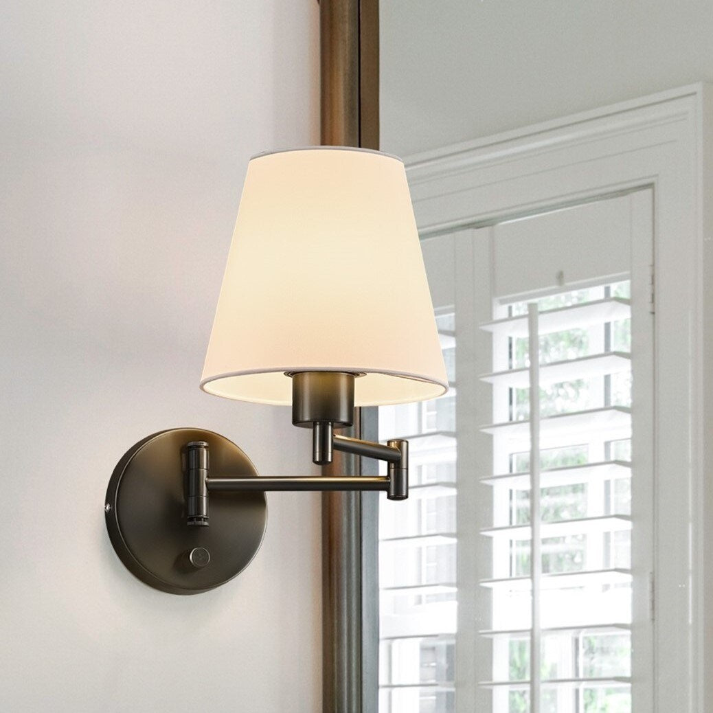 CO-Z Plug-in Swing Arm Wall Mount Sconce