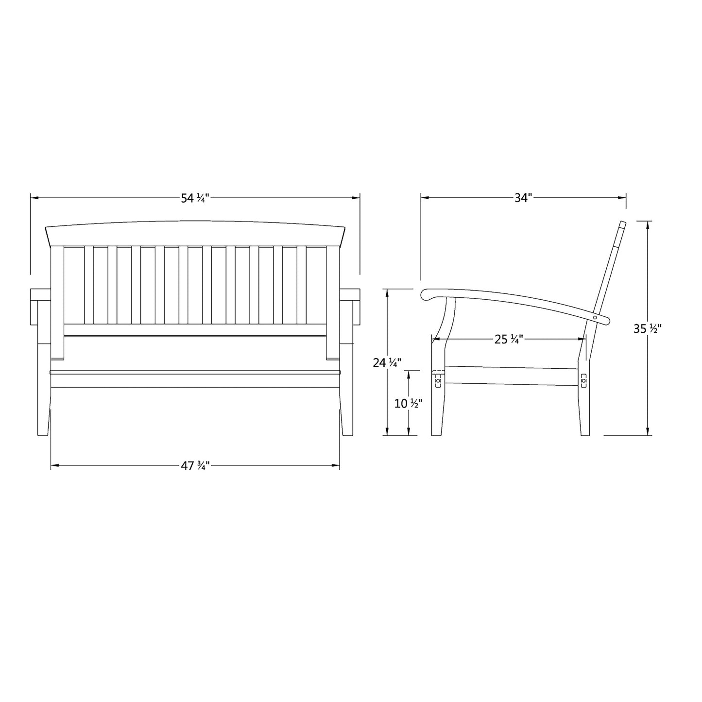 Cambridge Casual Caterina 4-piece Teak Patio Conversation Set