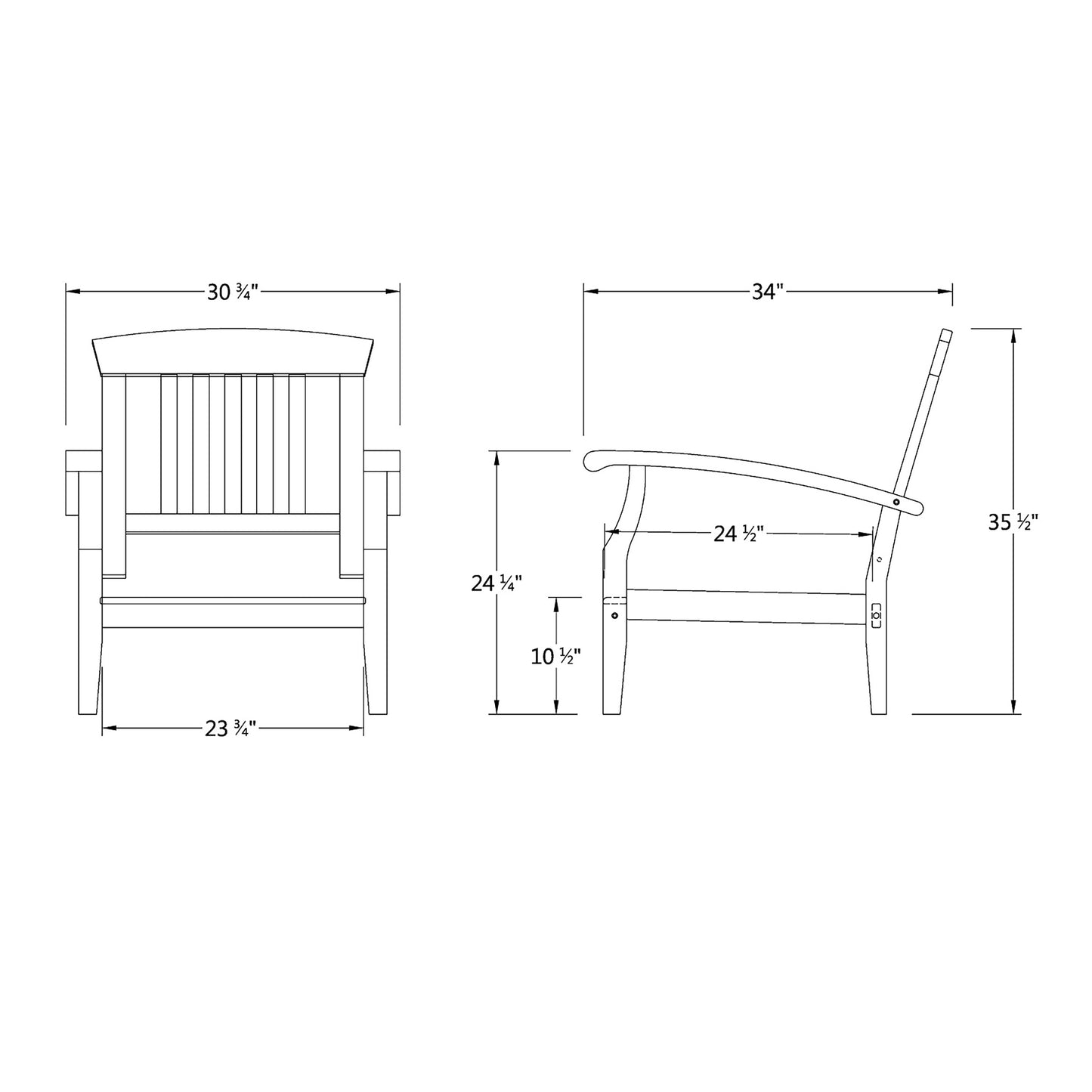 Cambridge Casual Caterina 4-piece Teak Patio Conversation Set