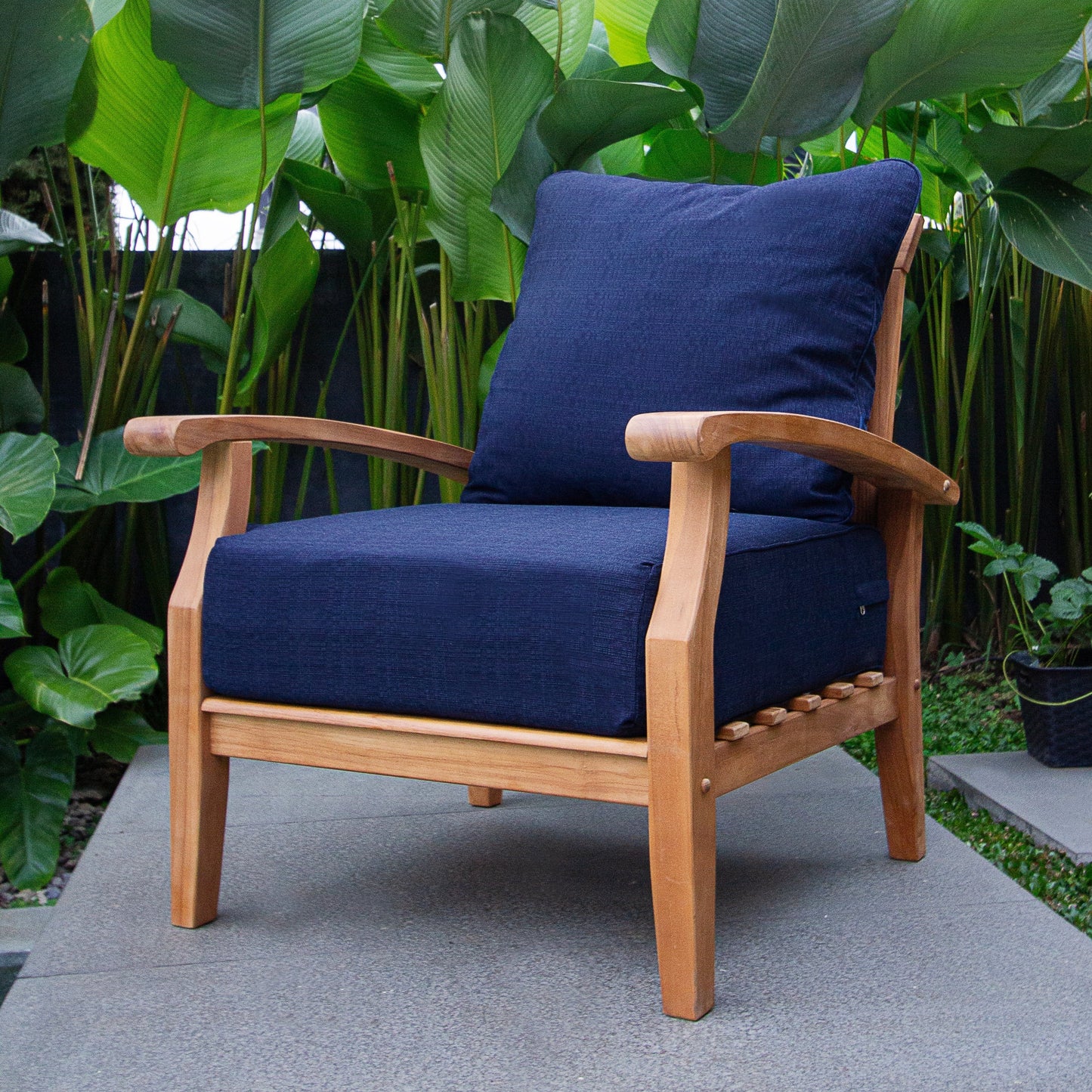 Cambridge Casual Caterina 4-piece Teak Patio Conversation Set