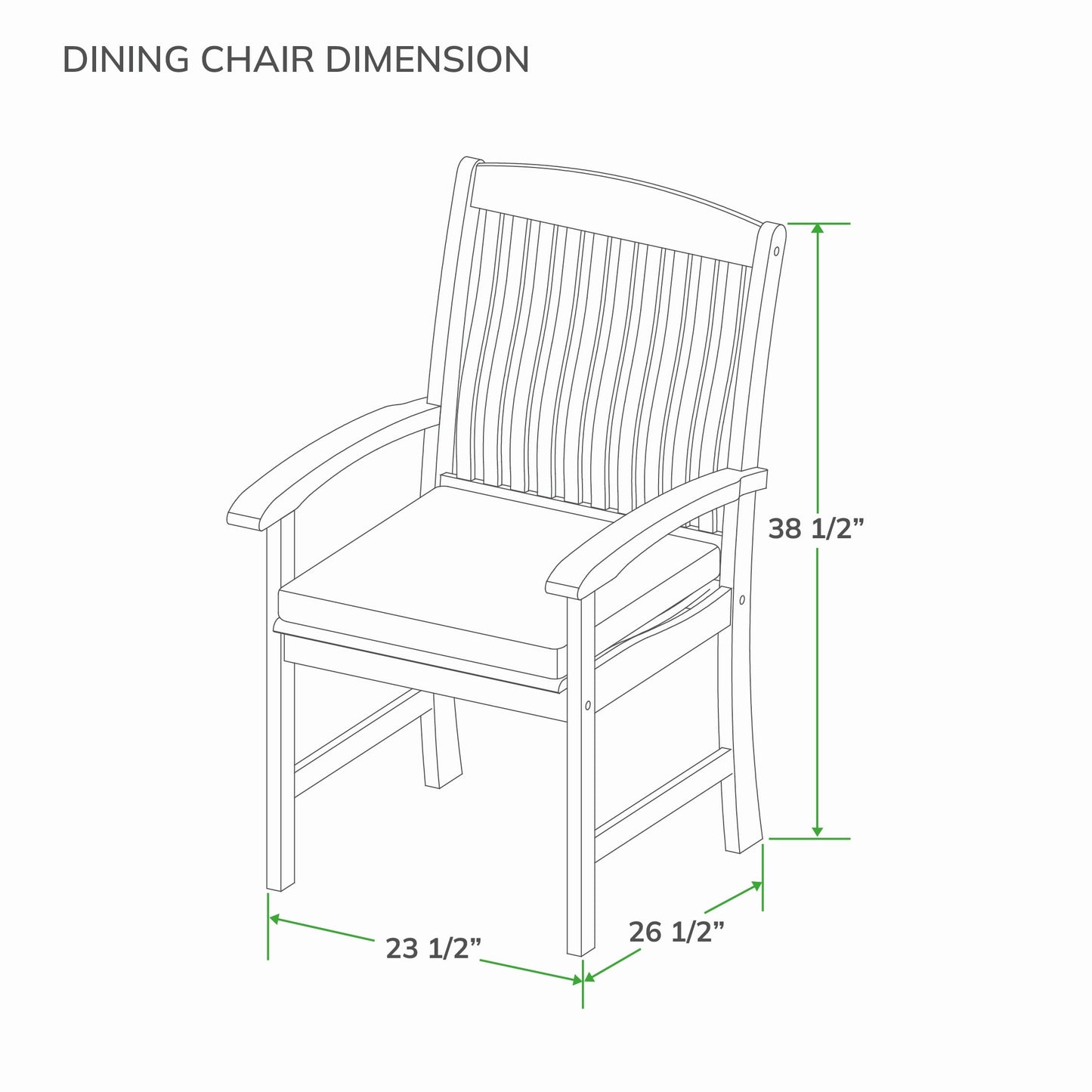 Cambridge Casual Chignik 7-piece Teak Patio Extendable Dining Set