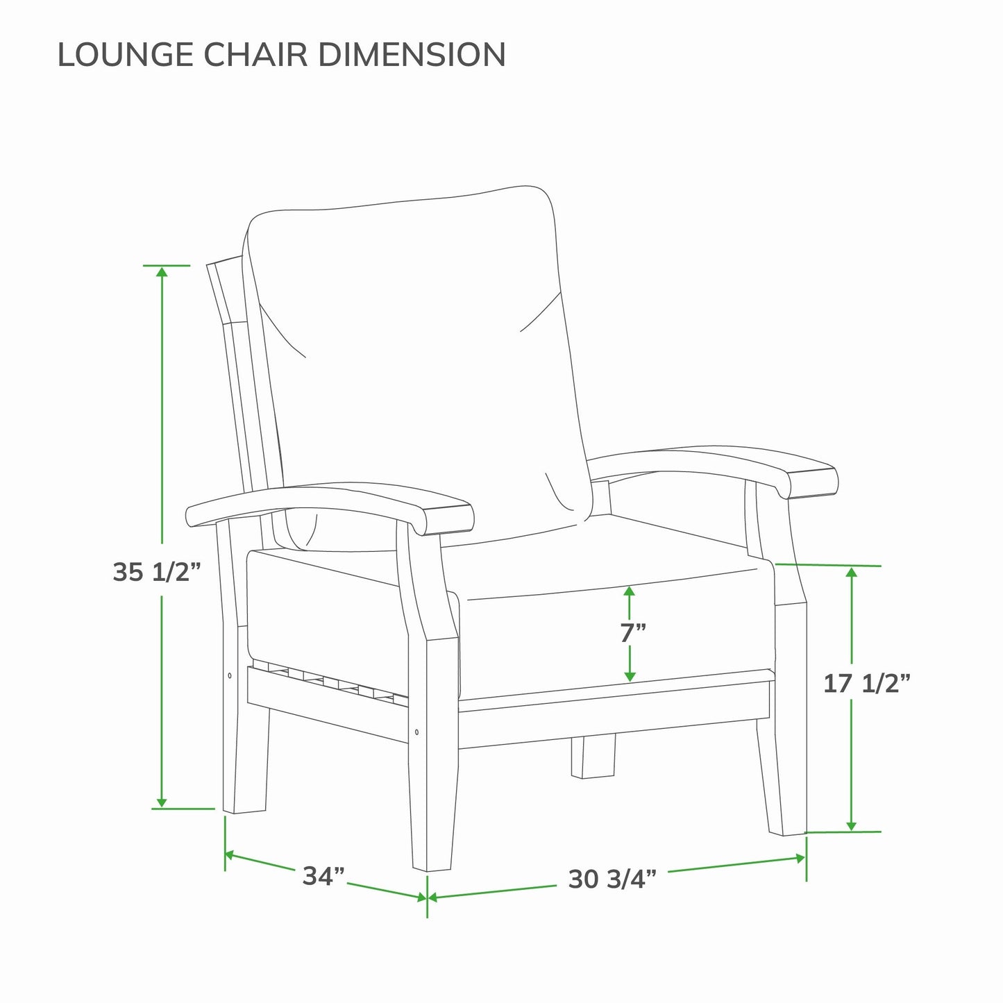 Cambridge Casual Leon 5-piece Teak Wood Patio Conversation Set