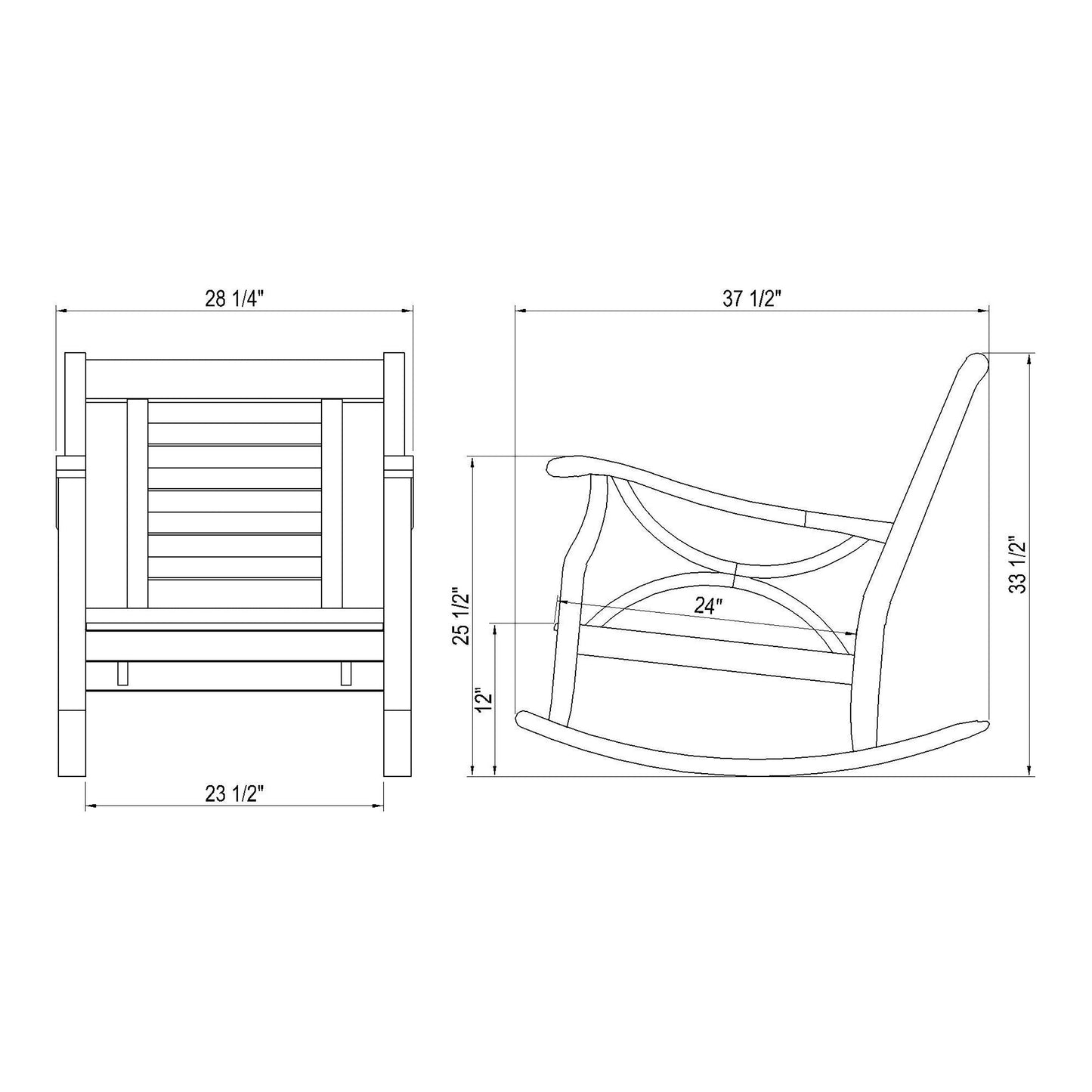 Cambridge Casual Lowell 3-Piece Teak Patio Chat Set