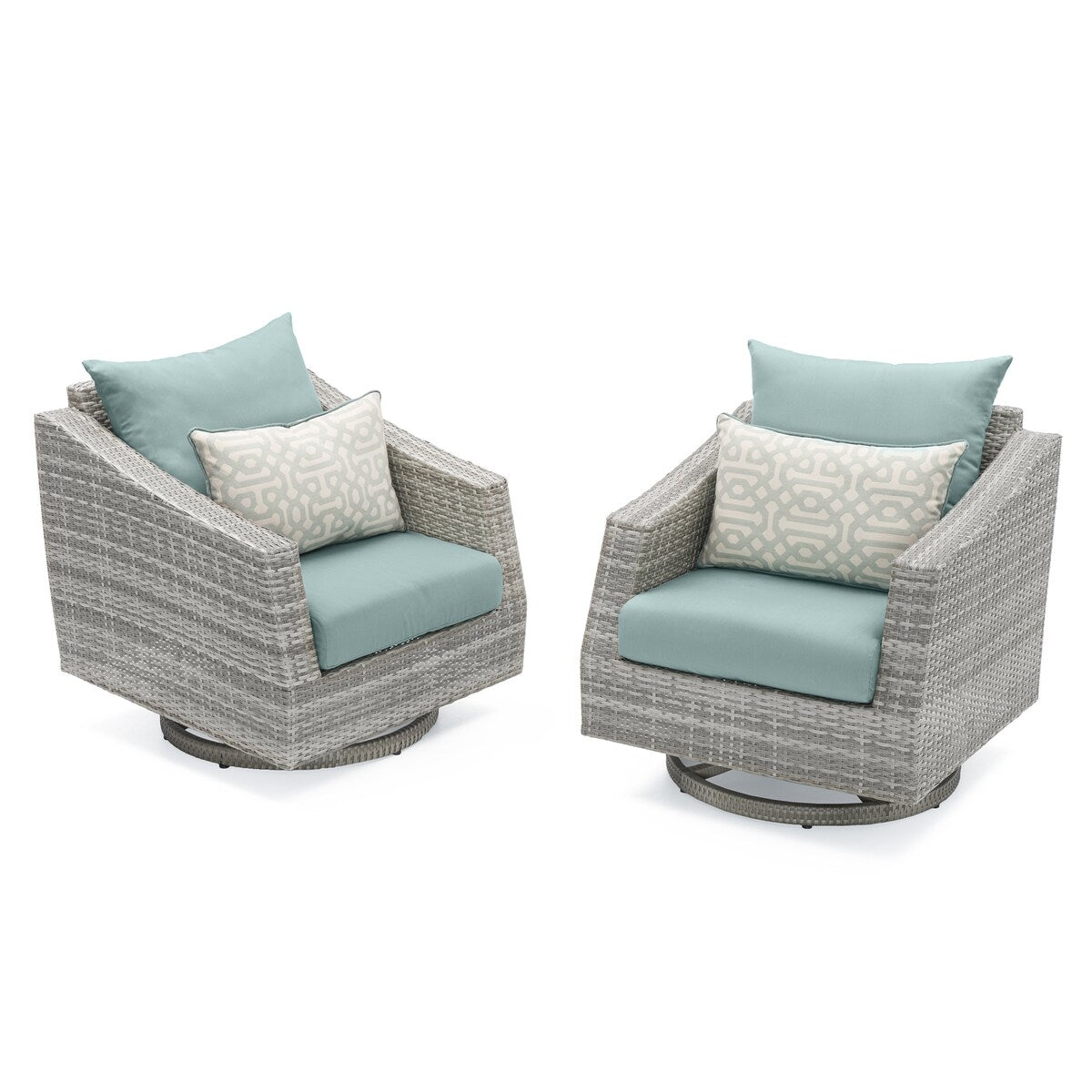 Cannes Deluxe 8 Piece Sunbrella Outdoor Patio Sofa & Club Chair Set