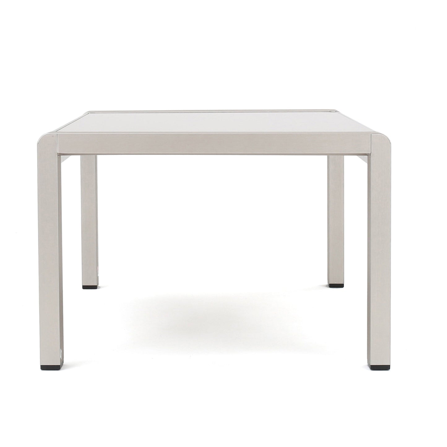 Cape Coral Outdoor 11 Seater Aluminum U-Shaped Sofa Sectional and Table Set by Christopher Knight Home