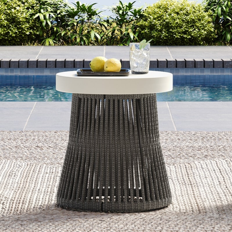 Carlos Outdoor Patio Furniture Bistro Set Swivel Chair