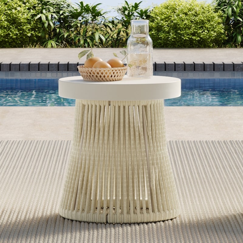 Carlos Outdoor Patio Furniture Bistro Set Swivel Chair