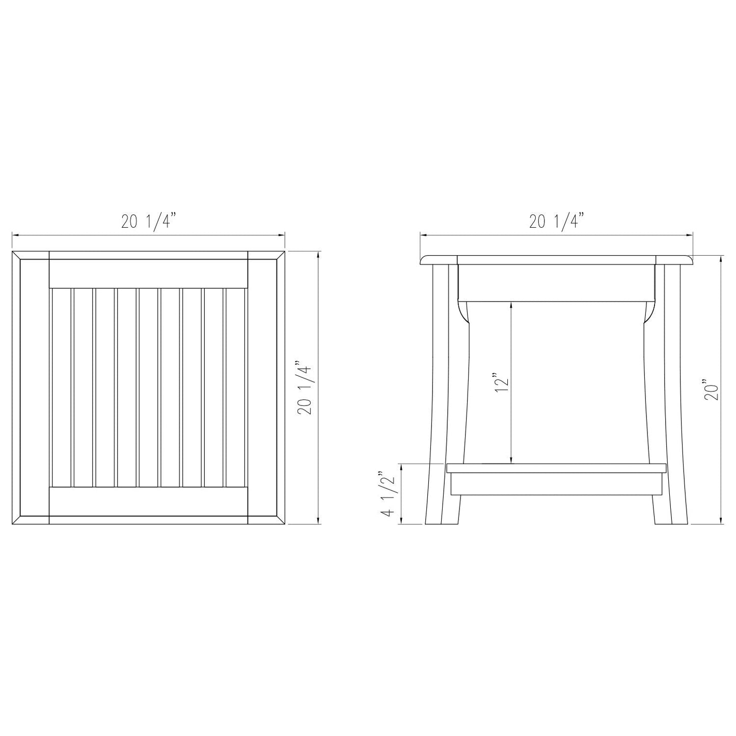 Cambridge Casual Chara 4-piece Teak Patio Conversation Set