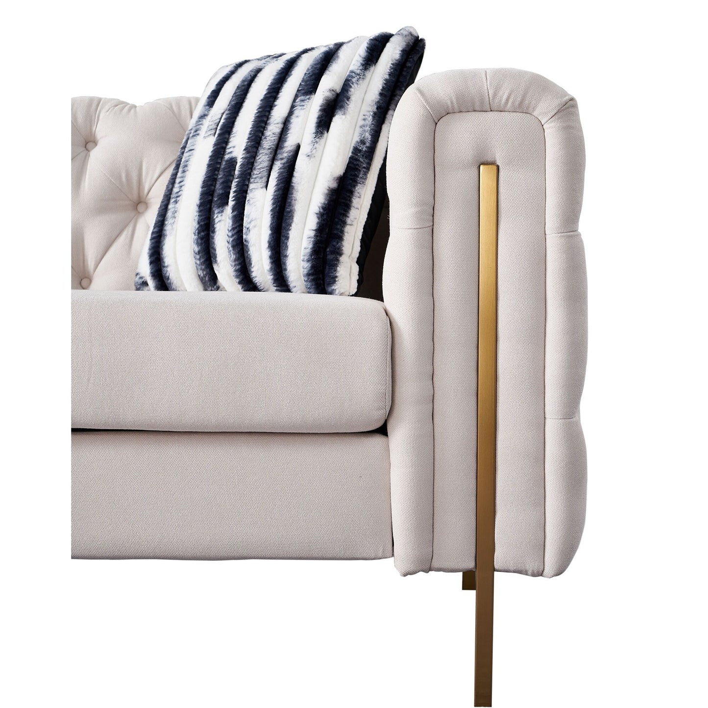 Chesterfield Modern Tufted Velvet Living Room Sofa
