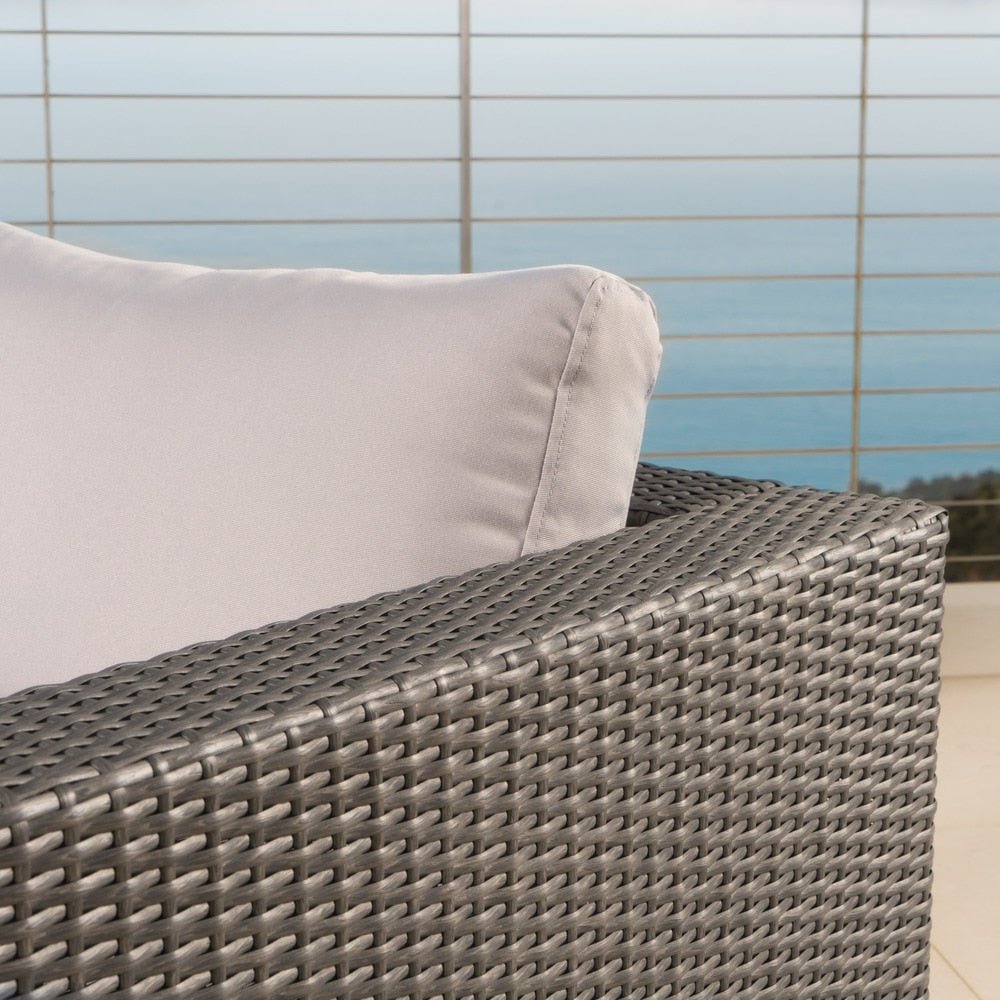 Christopher Knight Home Santa Rosa Outdoor 7-piece Wicker Seating Sectional Set