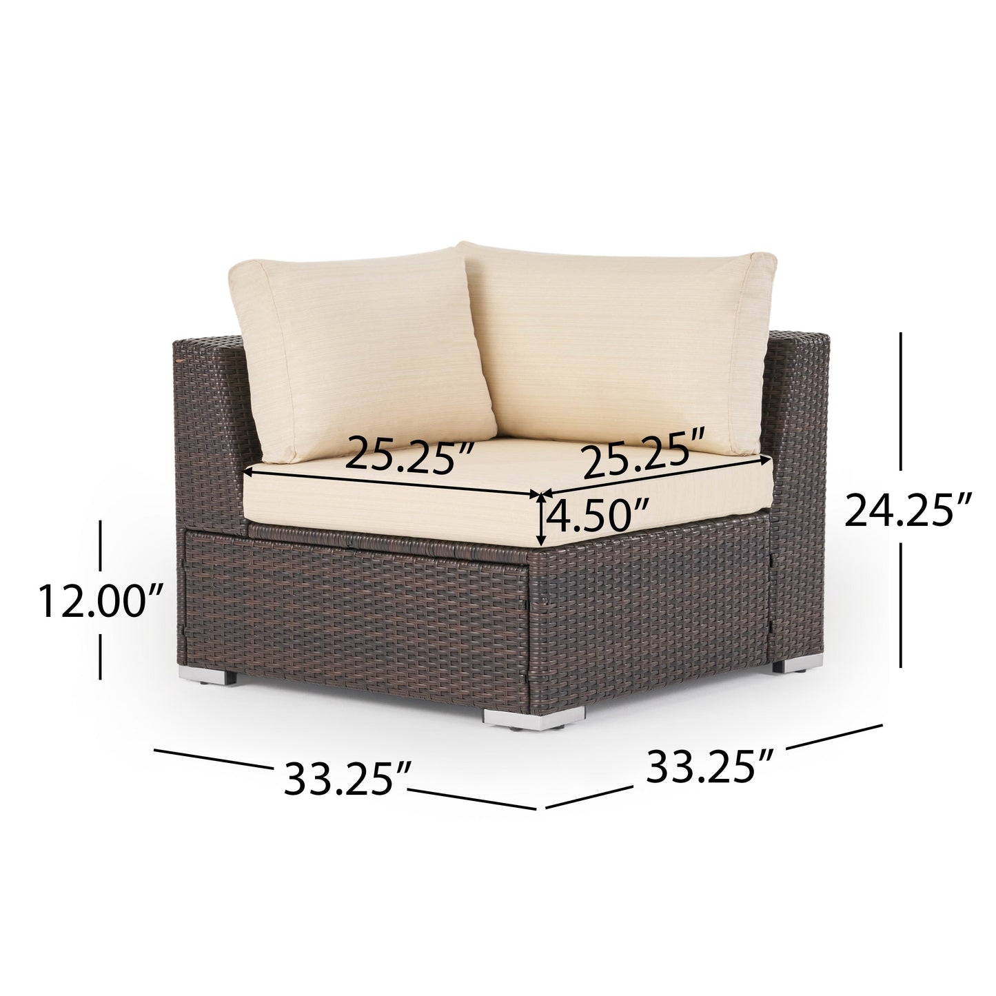 Christopher Knight Home Santa Rosa Outdoor 7-piece Wicker Seating Sectional Set