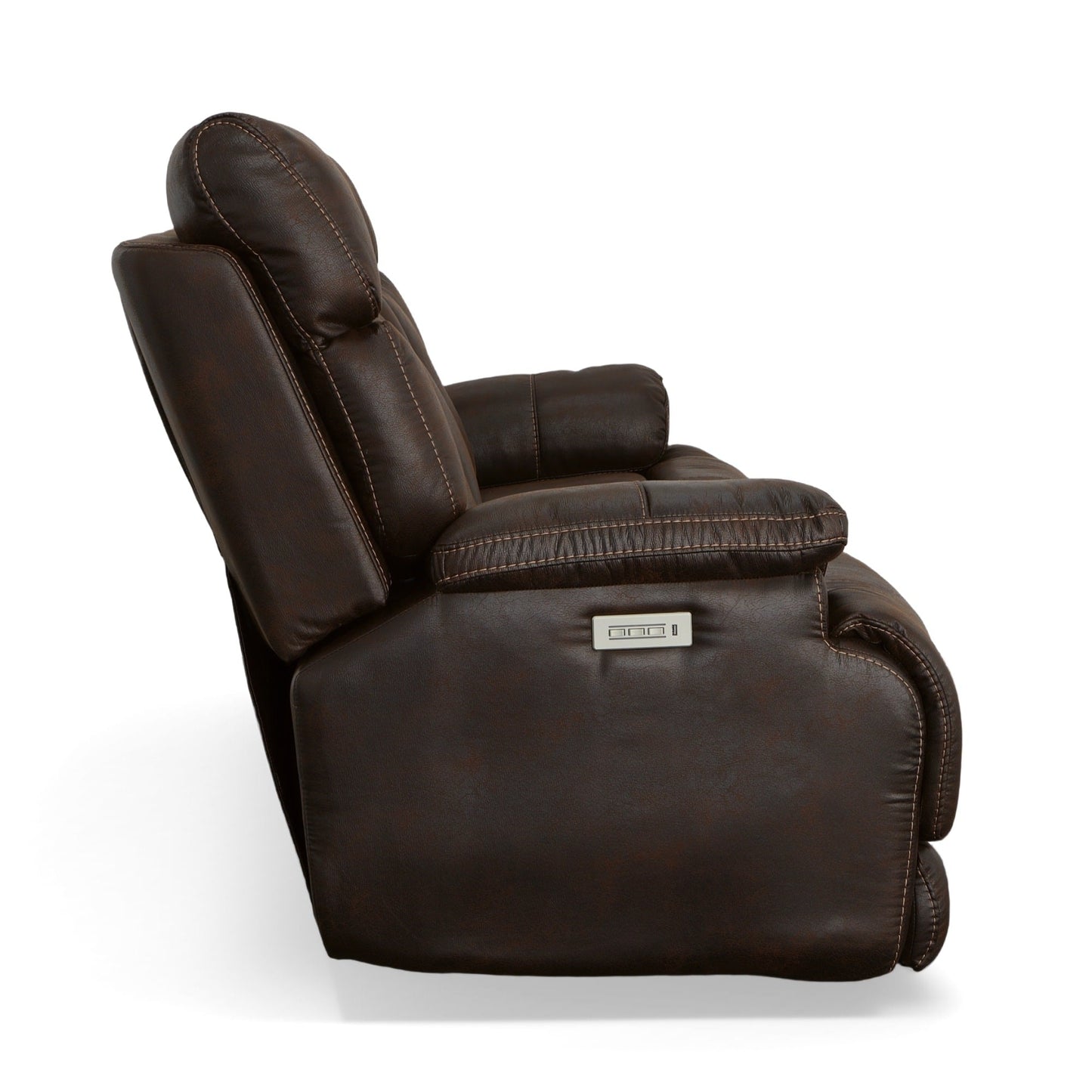 Clive Power Reclining Sofa with Power Headrests & Lumbar by Flexsteel - 88 x 43 x 41