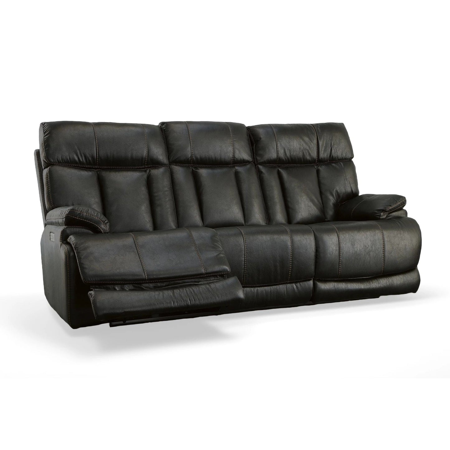 Clive Power Reclining Sofa with Power Headrests & Lumbar by Flexsteel - 88 x 43 x 41