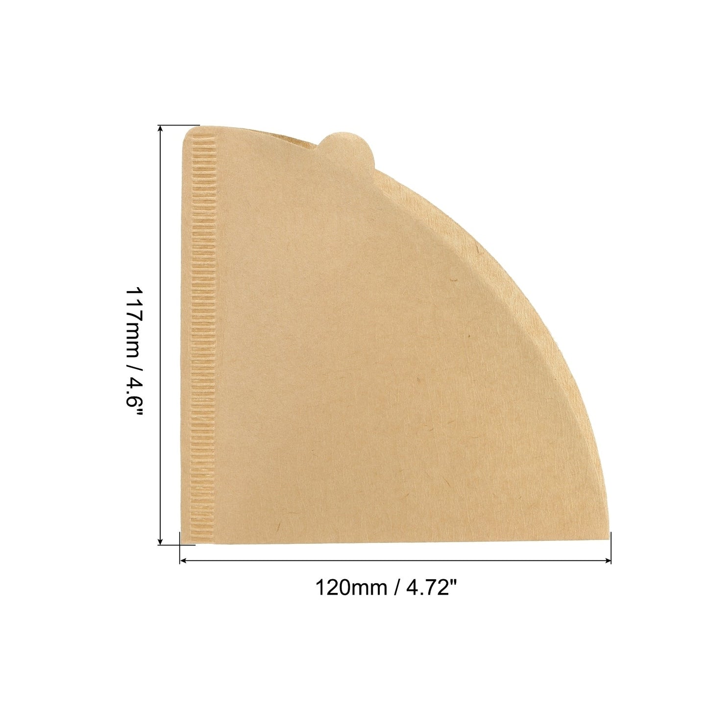 Cone Coffee Filters, Pack of 100 - Natural Brown