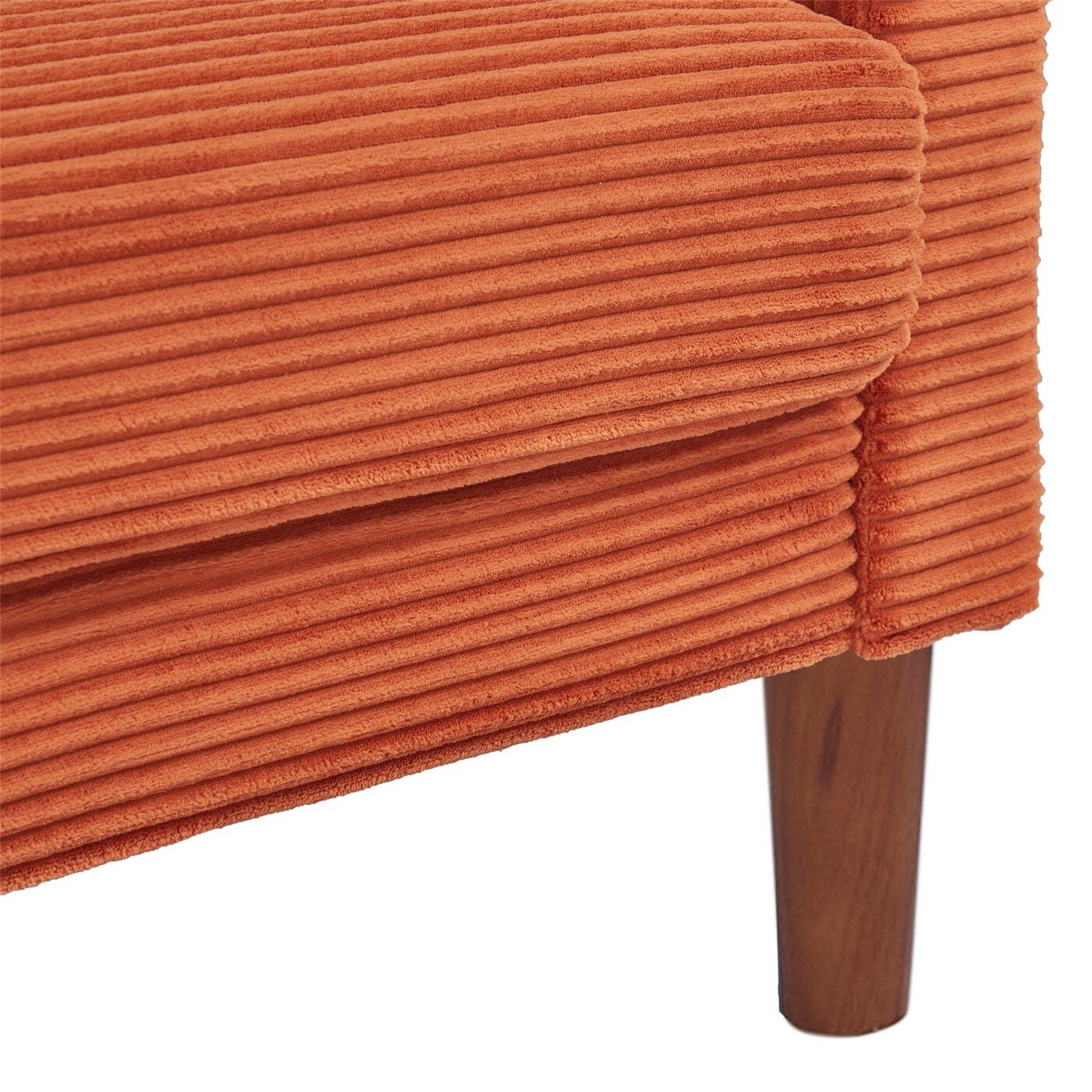 Couch Sofa, Corduroy Fabric Couches Loveseat Furniture with 2 Pillows for Living Room, Bedroom