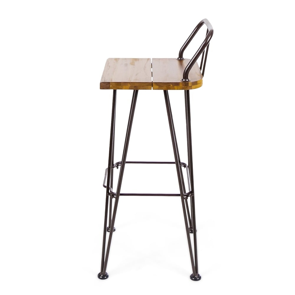 Denali Outdoor Industrial 3-piece Wood Bar Set by Christopher Knight Home