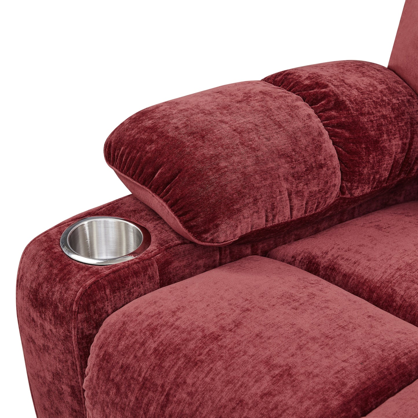 Dual OKIN Motor Power Lift Recliner Chair for Seniors with Heat & 8-Point Massage, Adjustable Backrest and Footrest