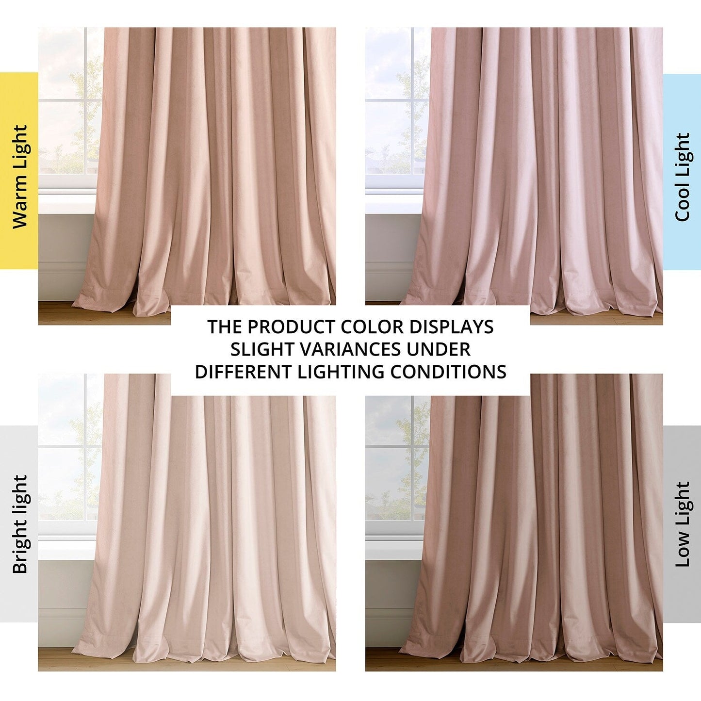 Exclusive Fabrics Signature Blackout Velvet Curtain (1 Panel)