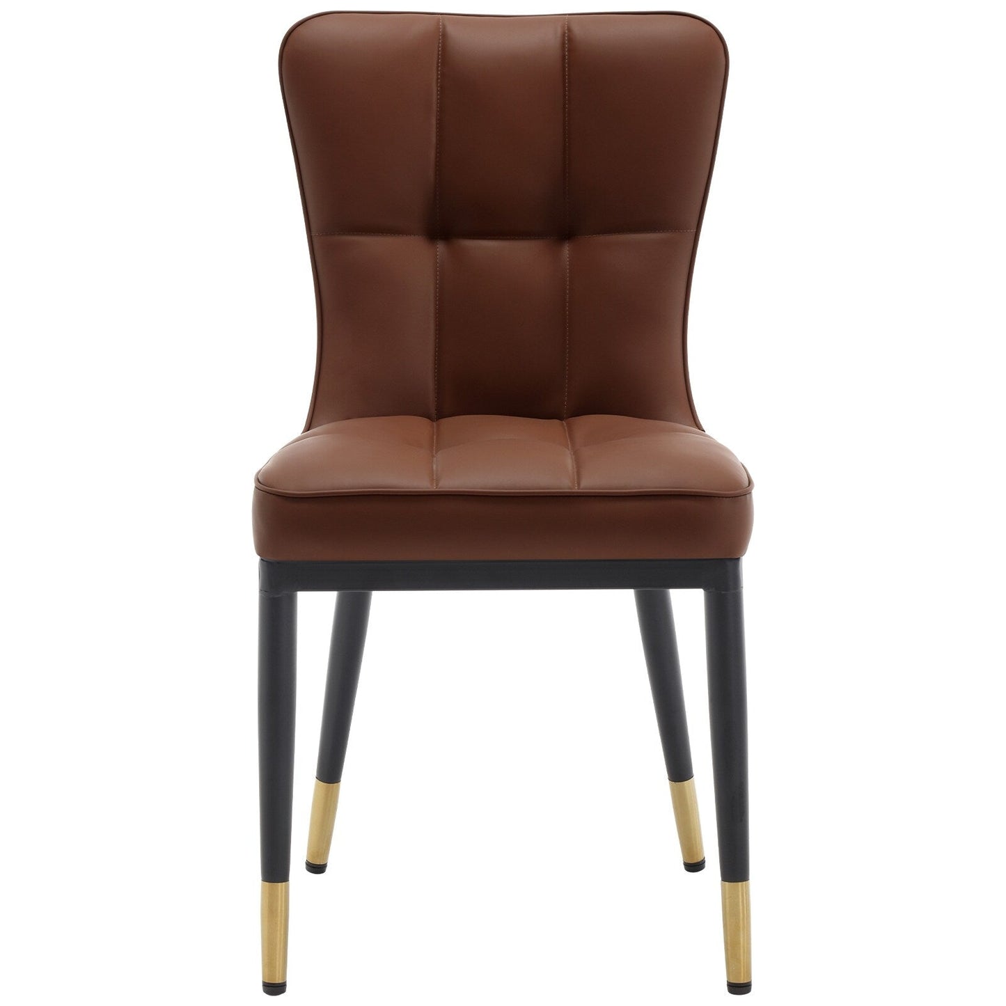 Faux Leather Upholstered Dining Chairs Set of 2/4