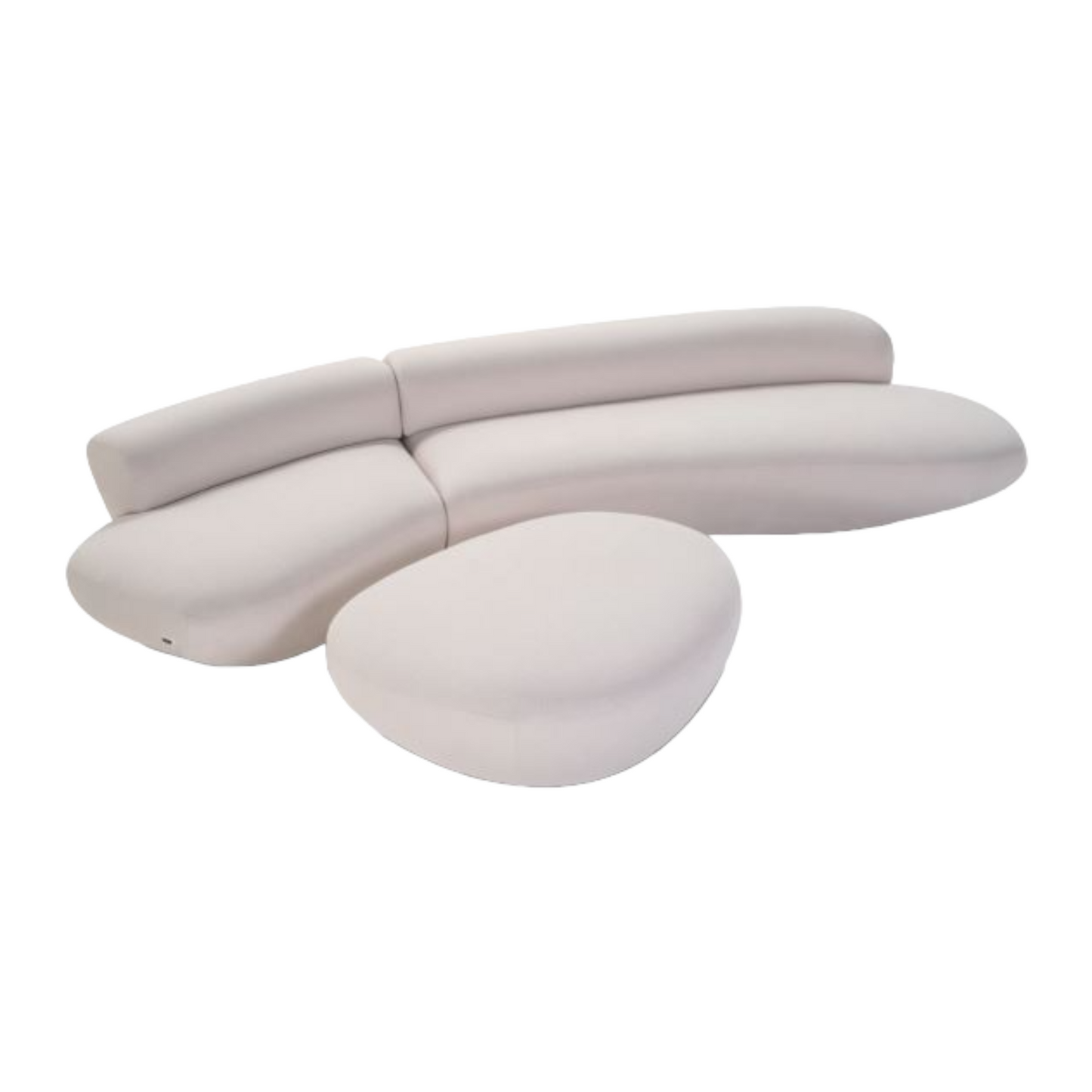 Canapé incurvé organique Frag