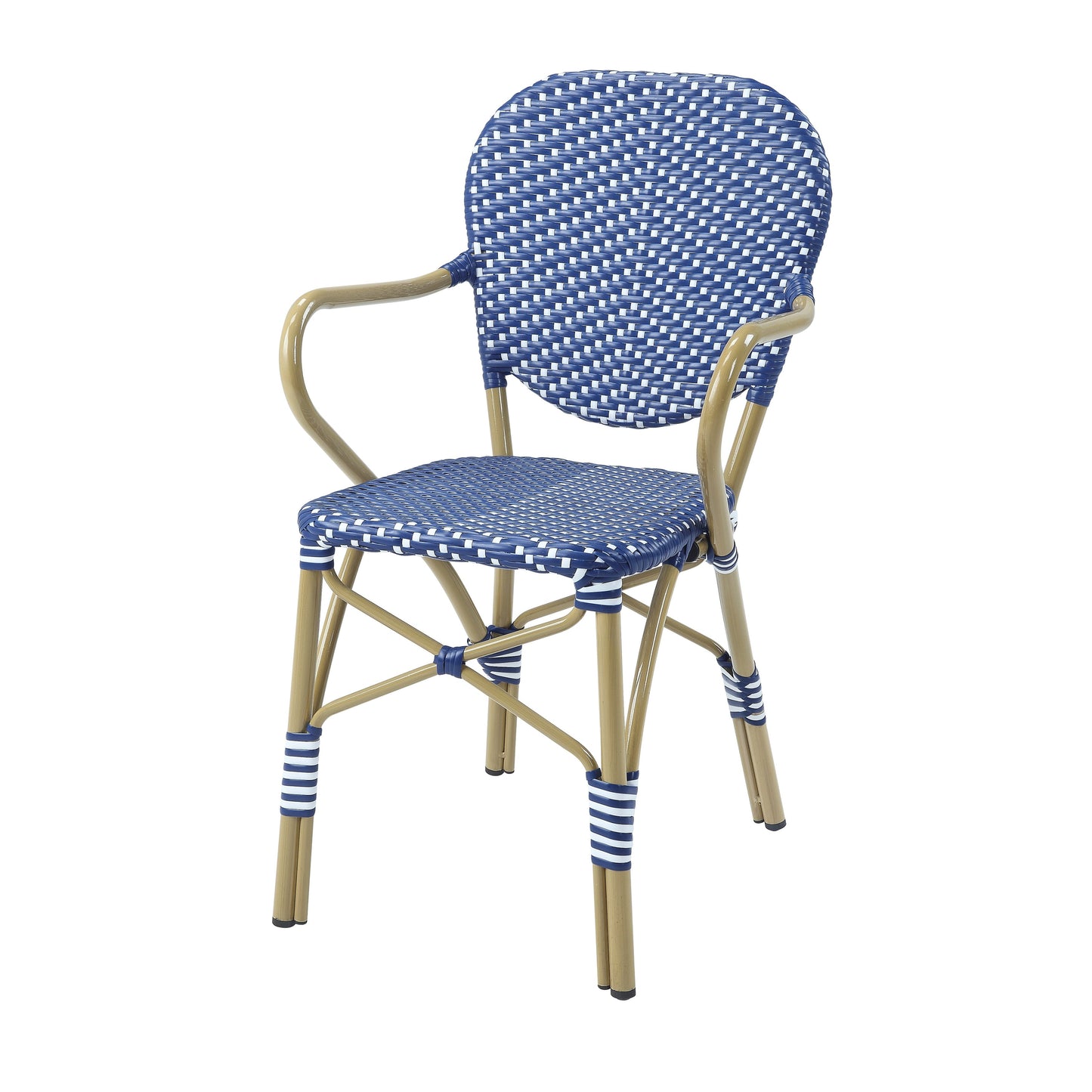 Courtnie French Country 3-Piece Aluminum Outdoor Bistro Set by Furniture of America