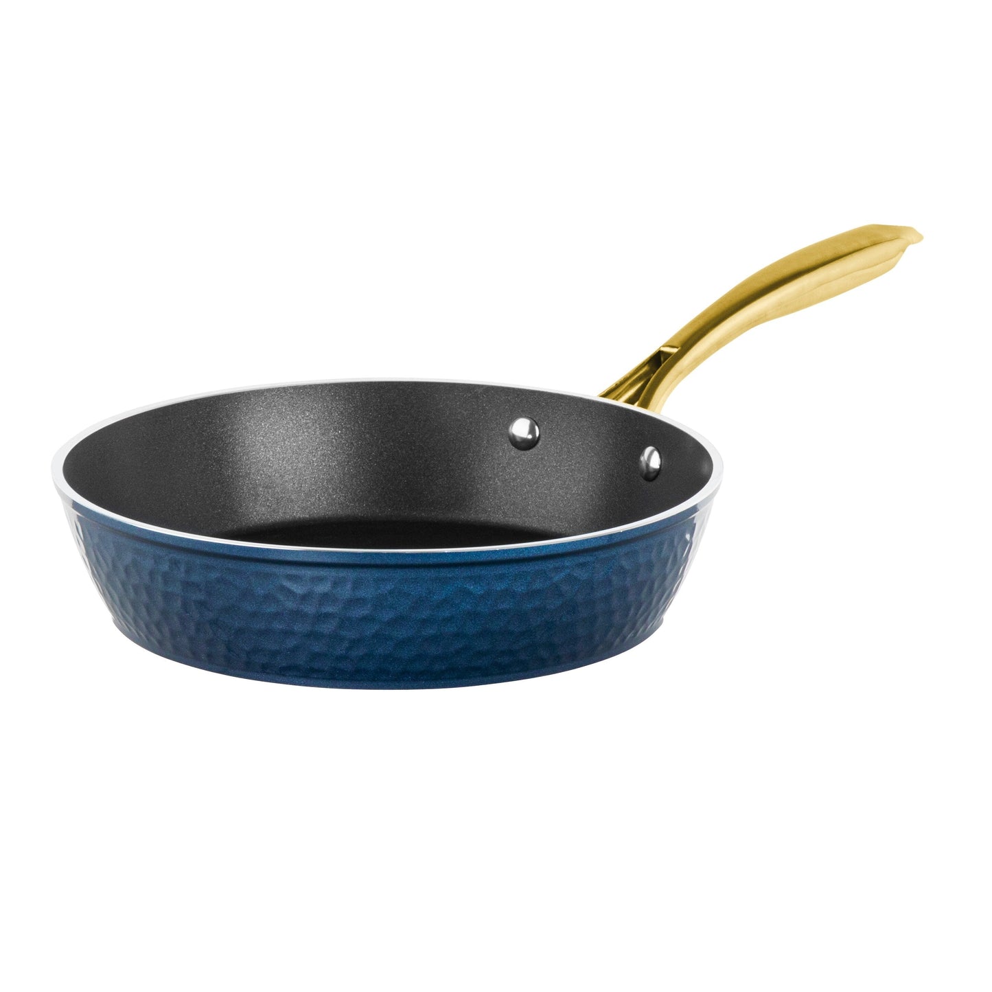 Granitestone Charleston Hammered 10 Inch Nonstick Navy Frying Pan