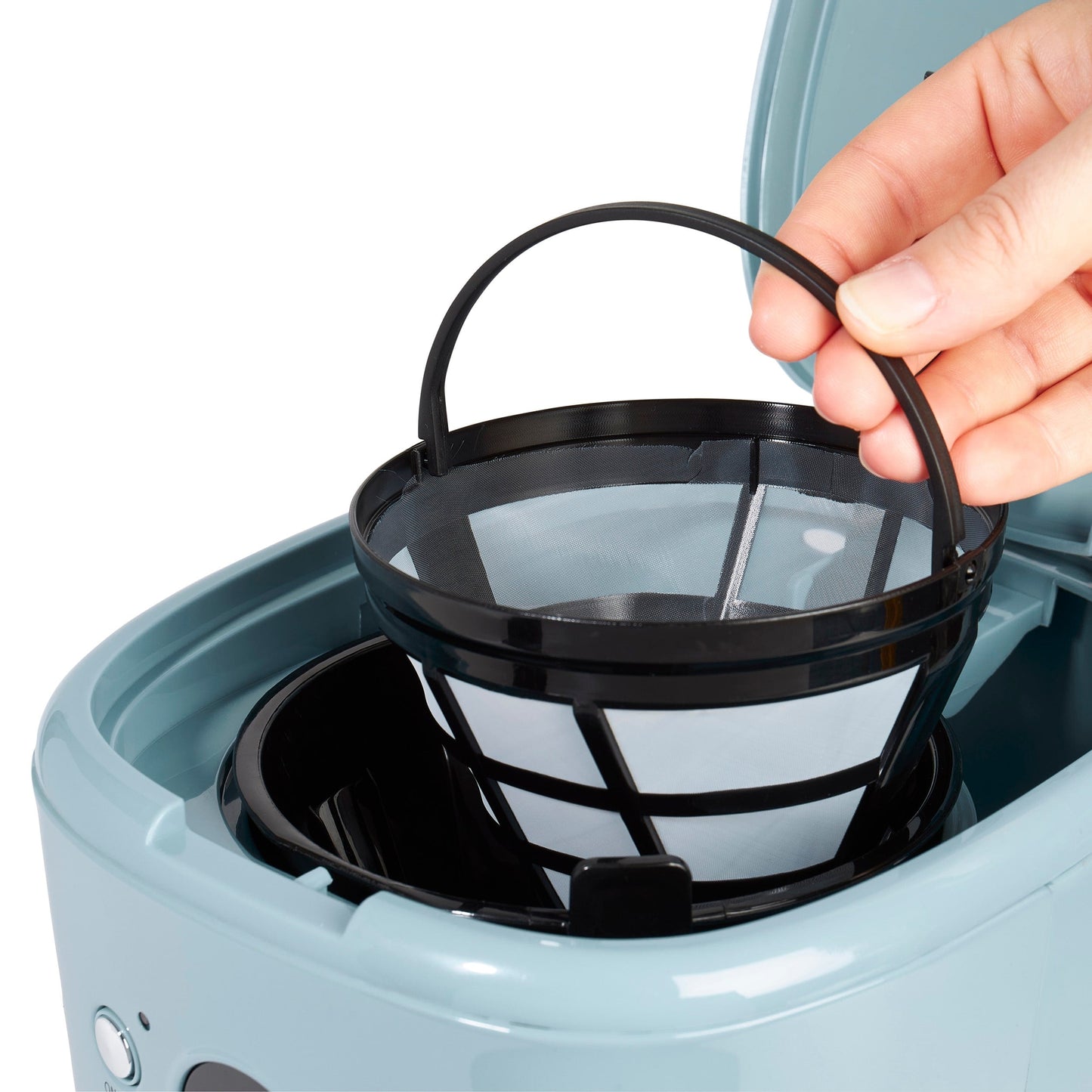 HADEN Sky Blue Brighton 12-Cup Programmable Coffee Maker