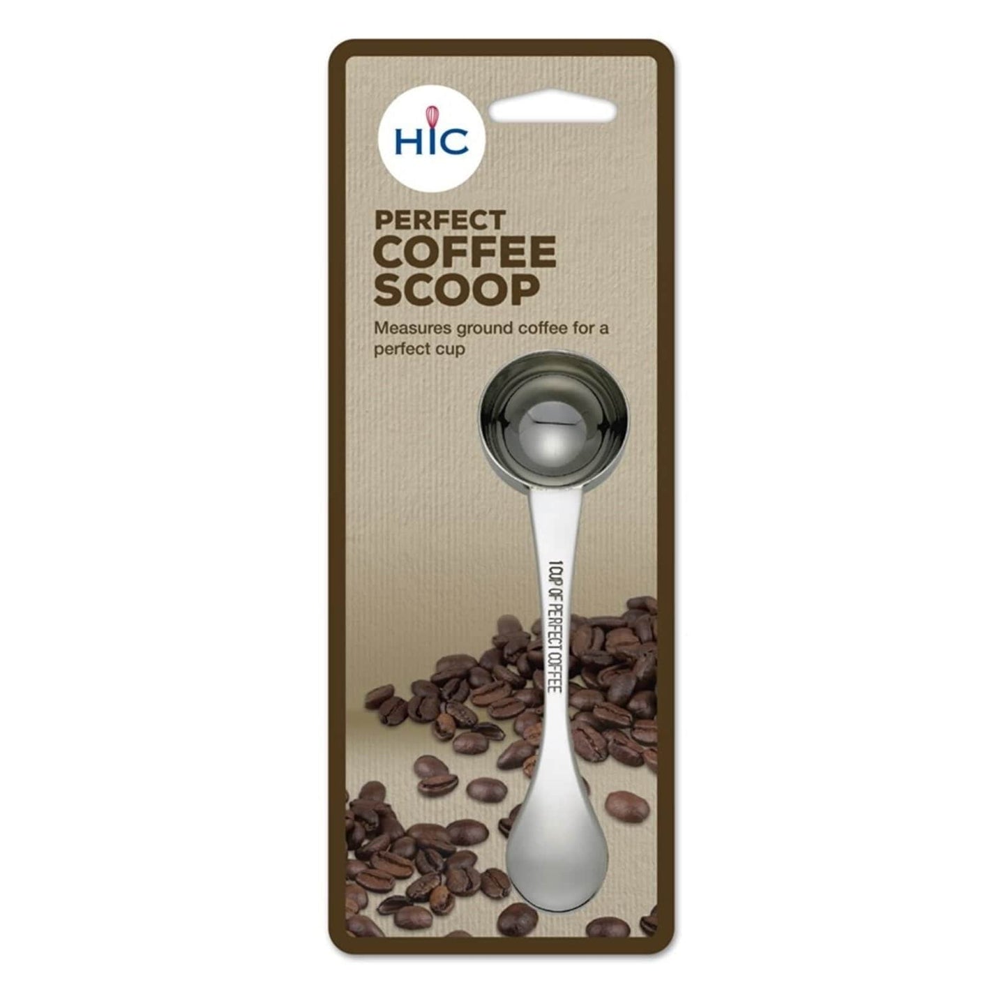 HIC 18/8 Stainless Steel Perfect Coffee Grounds Scoop Measuring Spoon
