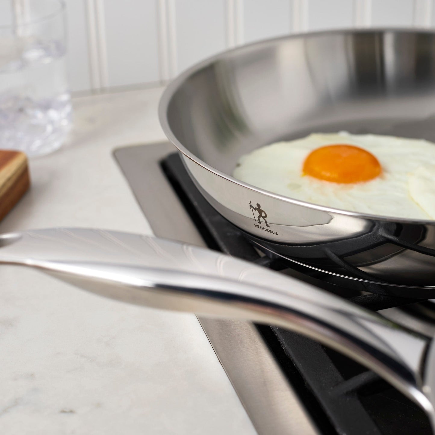 Henckels Aragon 2-pc Stainless Steel Fry Pan Set
